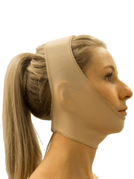 Post Surgery Support Chin Strap Compression Garment –