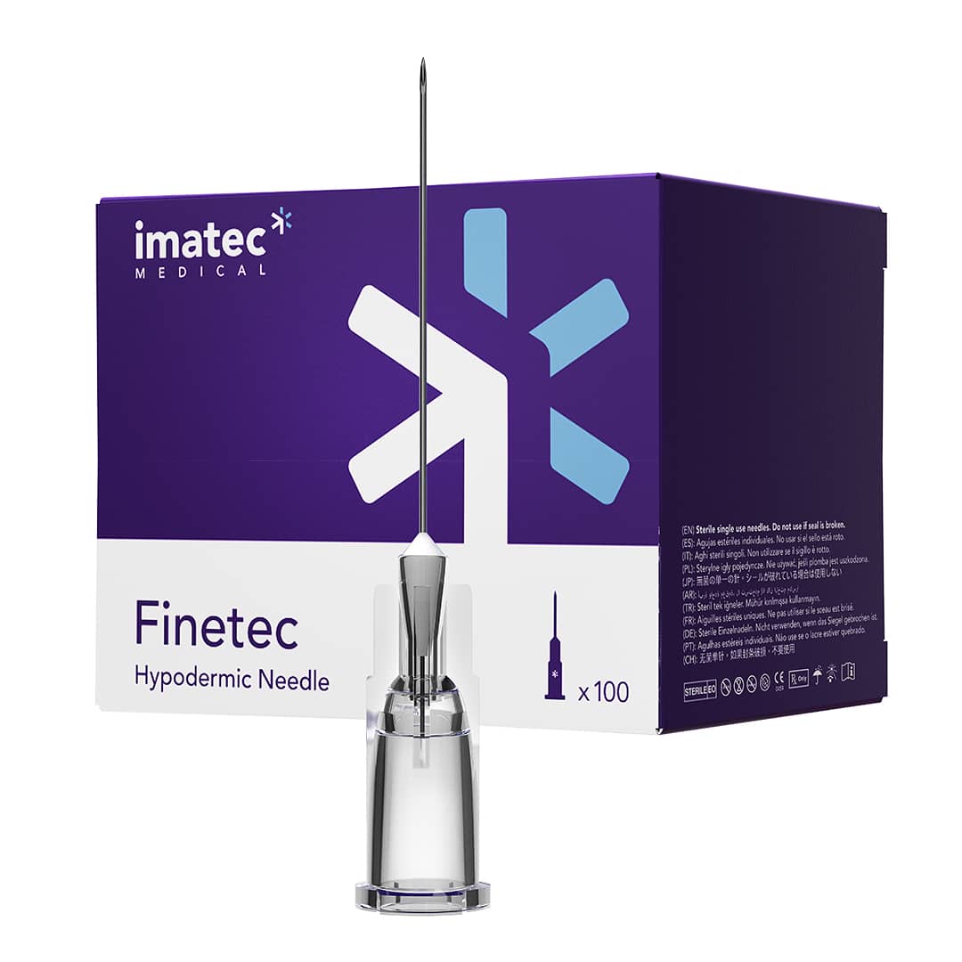 Finetec Hypodermic Needles By Imatec Medical - Boxes of 100