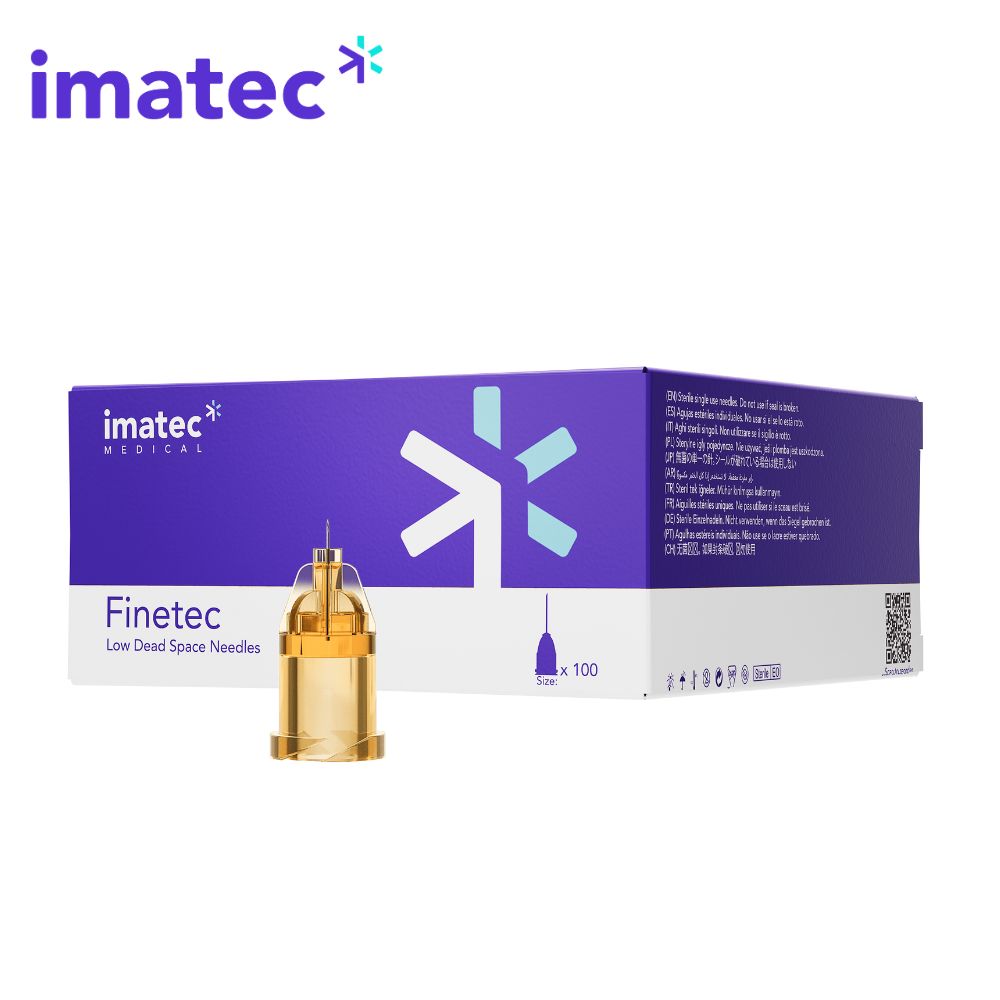 Finetec Low Dead Space Hypodermic Needles By Imatec Medical - Box of 100