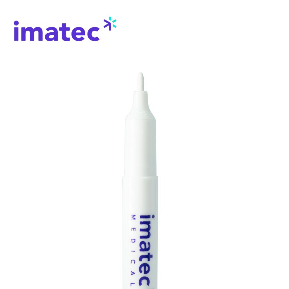 Marktec Skin Markers By Imatec Medical (White) - 10 Pack